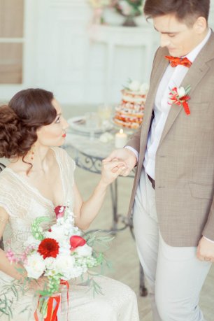 Свадебная фотосессия в студии