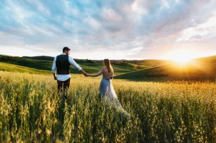 Свадебная прогулка Кати и Макса. Тоскана, Италия