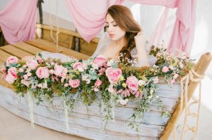 Красивое утро невесты