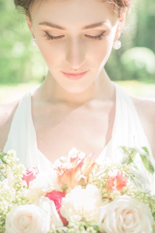 Легкий летний свадебный макияж