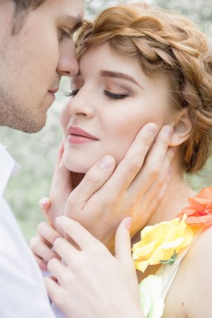 Макияж в коричневом цвете