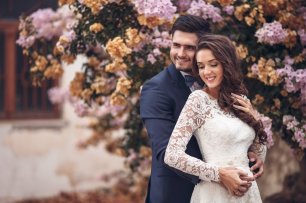 Нежная свадьба в Греции