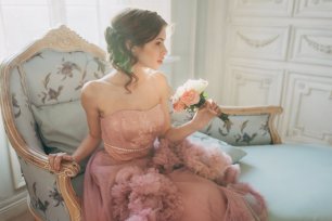 Букет невесты из гвоздик