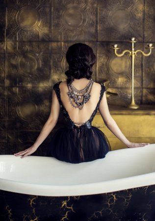 черное платье невесты, фотограф ЮЛИАННА АСИНОВСКАЯ