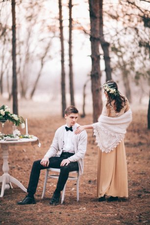 Декор осенней свадебной фотозоны