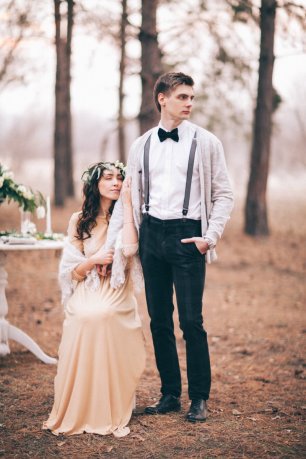 Осенняя фотосессия в лесу