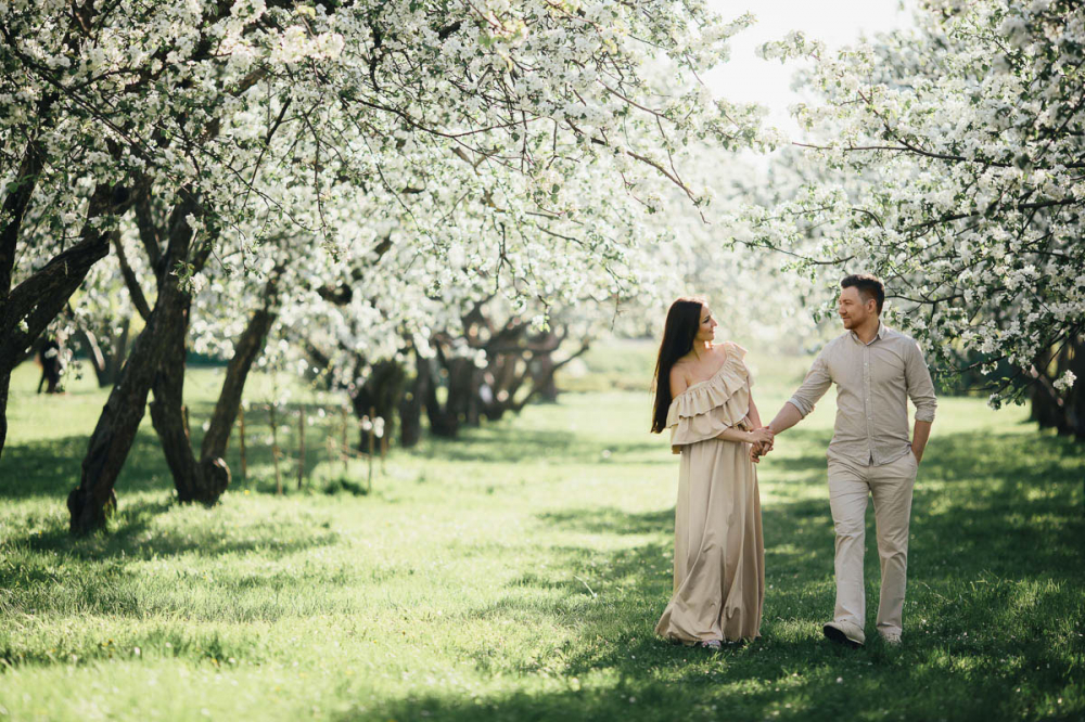 прогулка, свадебная прогулка