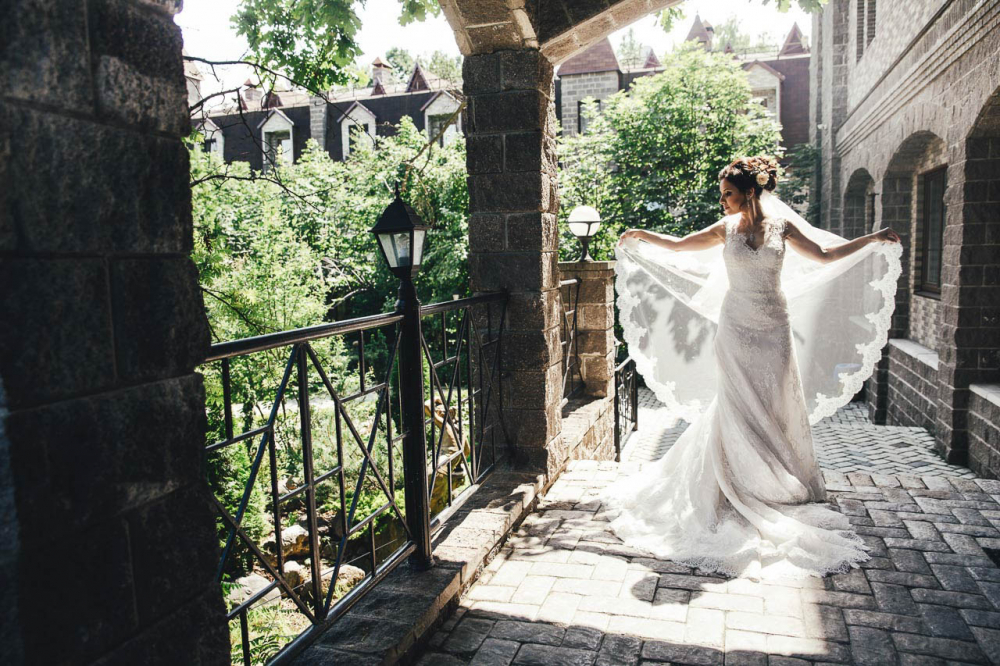 портрет невесты, фата, Немчиновка