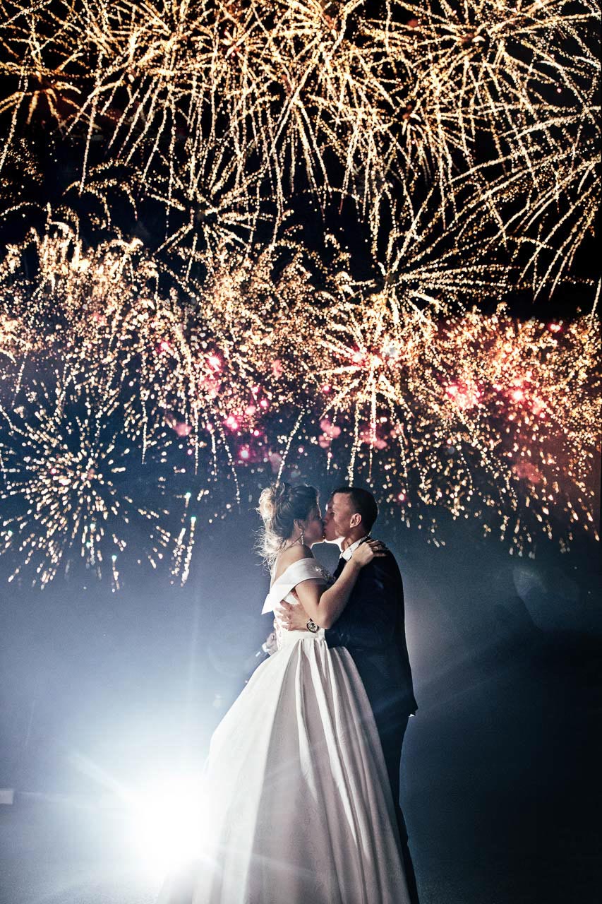 завершение дня, фейерверк