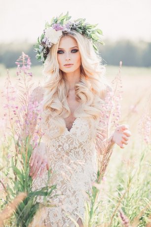 Образ невесты в стиле рустик
