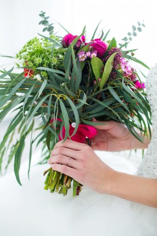 Эффектный букет невесты