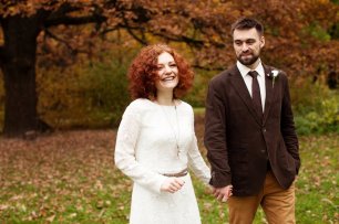Осенняя прогулка жениха и невесты