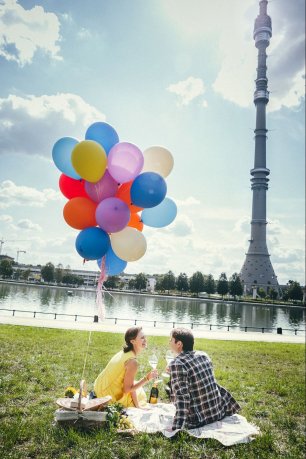 Летнее love story у Останкинской телебашни