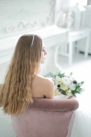 Тонкий жемчужный ободок