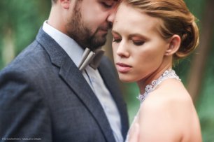 Свадебный макияж невесты в коричневых тонах