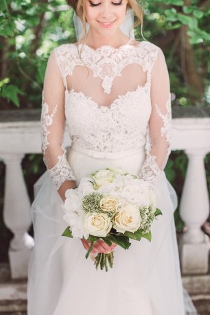 Нежный летний образ невесты