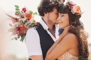 Свадебная фотосессия в стиле бохо