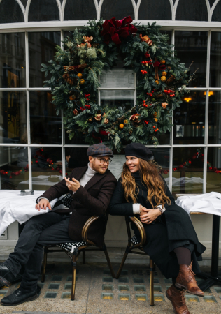 зимняя фотосессия лав стори, прогулка по рождественскому Лондону, фотограф ОЛЬГА ГОЛОВИЗИНА
