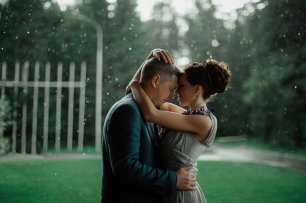 Фотосессия под дождем
