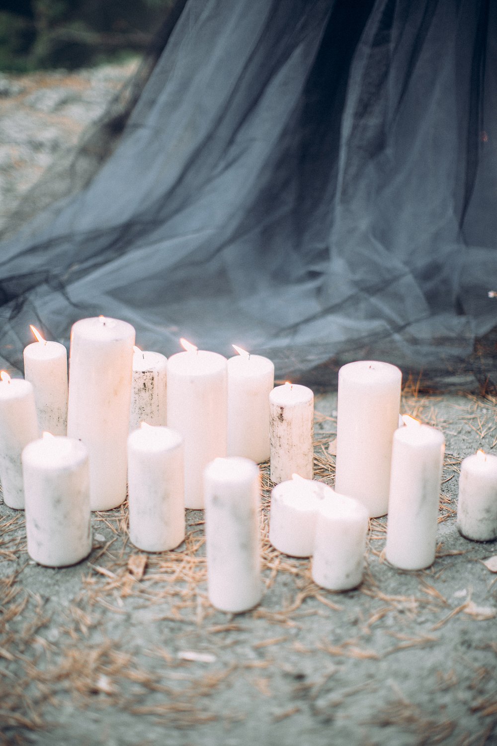 Зимняя свадебная фотосессия с совами.