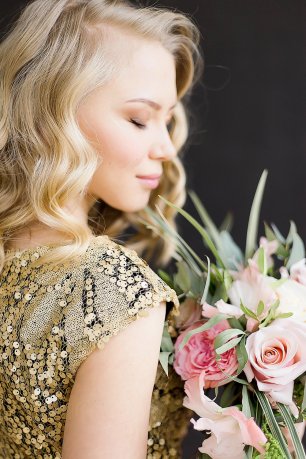 Легкий свадебный макияж невесты