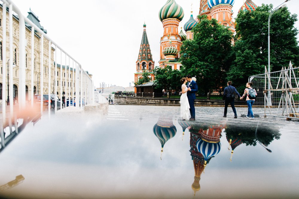 Свадебная фотосессия на Красной площади