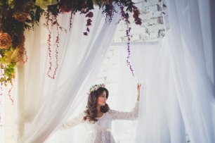 Утро невесты. Фотосессия в студии