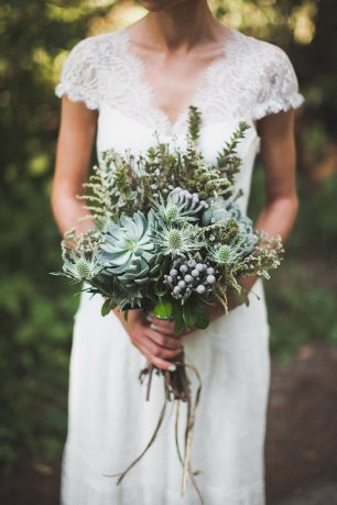 Лесной букет невесты