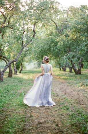 Воздушное платье невесты