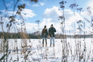 Зимняя фотосессия - лавстори