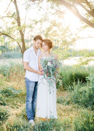 Чудесное летнее свадебное фото
