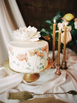 Торт с цветком