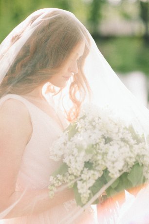 Утро невесты. Нежный свадебный образ.