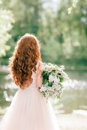 Утро невесты. Нежный свадебный образ.