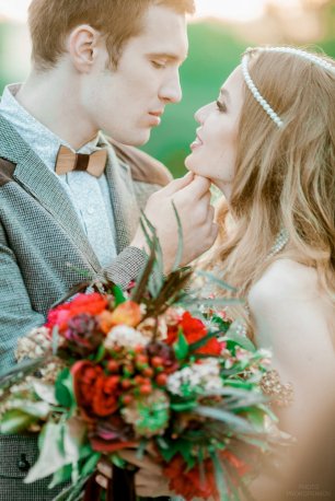 Свадебное фото в стиле винтаж