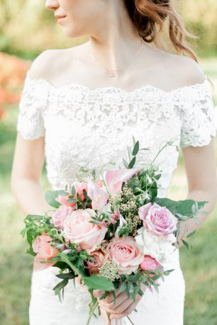 Букет невесты с розами