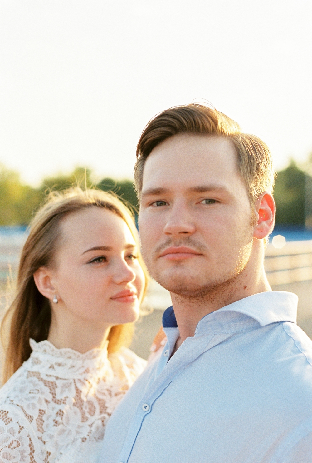 Романтическая история. Борис и Екатерина.
Снято на плёнку