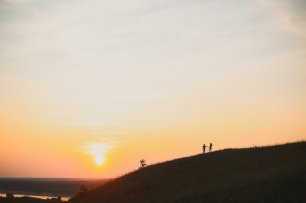 Съемка на закате