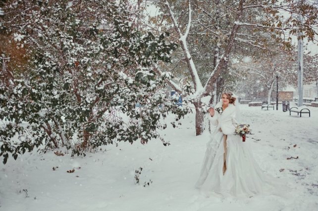Зимние образы: 35 фотоидей для запоминающейся свадьбы 