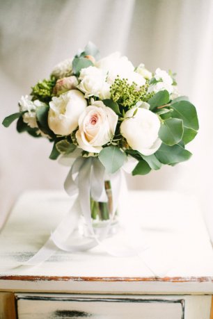 Букет невесты в пастельных тонах