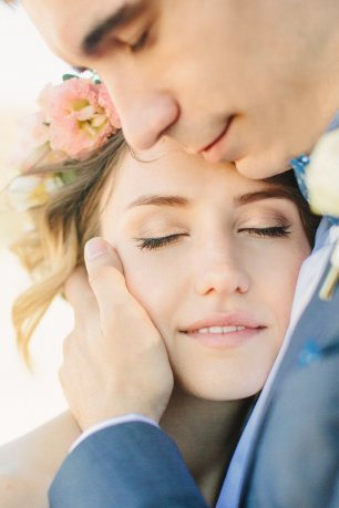 Нежный макияж невесты