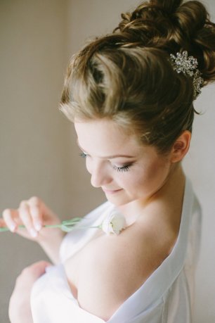 Высокий элегантный пучок