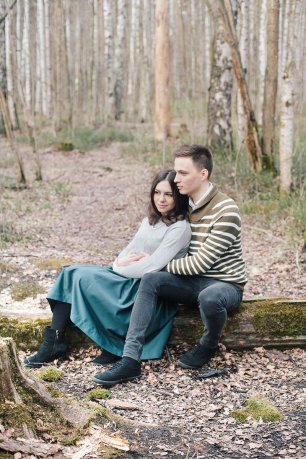 Love story в лесу