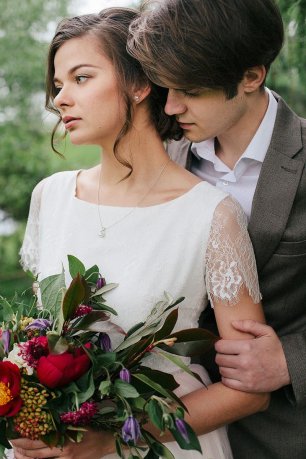 Свадебная фотосессия жениха и невесты