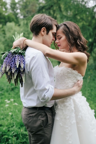 Свадебная прогулка влюблённых