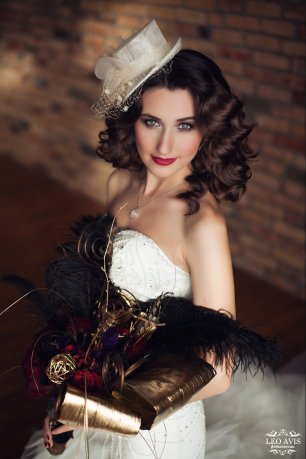 Образ невесты в стиле ретро