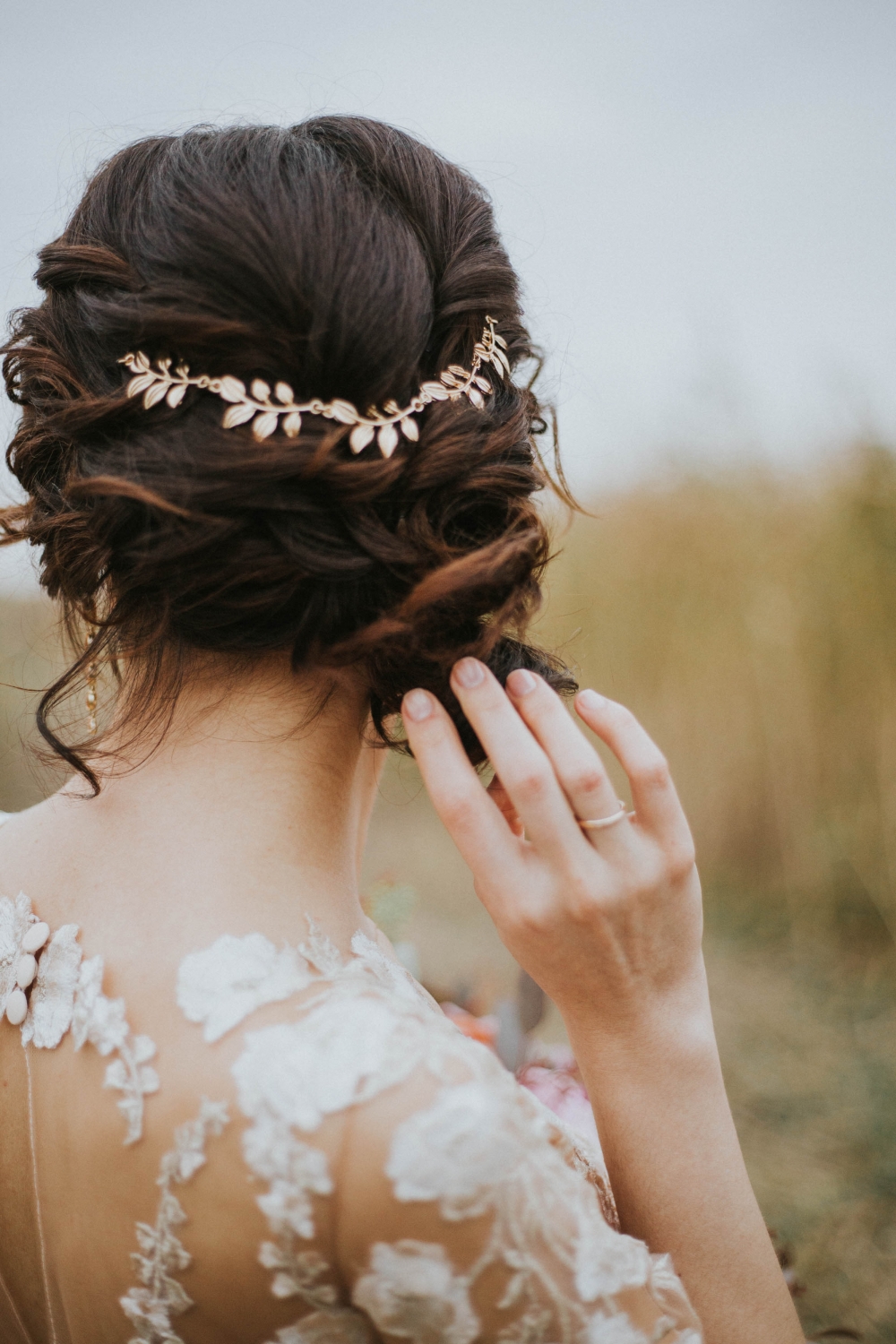прическа невесты