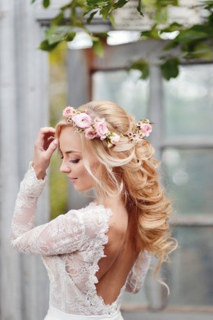 нежный образ невесты