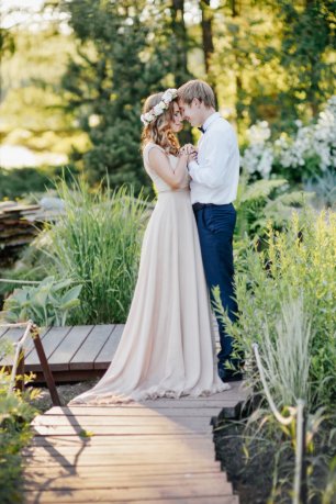 Романтичная свадебная прогулка