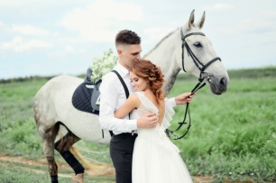 Свадебная прогулка в стиле рустик